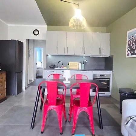 2 Dans Neuf, Terrasse Sud, Meuble Contemporain, Parking אקס-לה-באינס