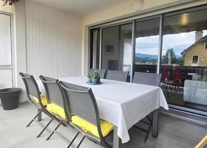 2 Dans Neuf, Terrasse Sud, Meublé Contemporain, Parking Appartement