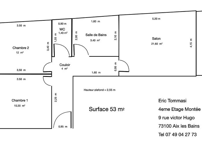2 Dans Neuf, Terrasse Sud, Meuble Contemporain, Parking * エクスレバン